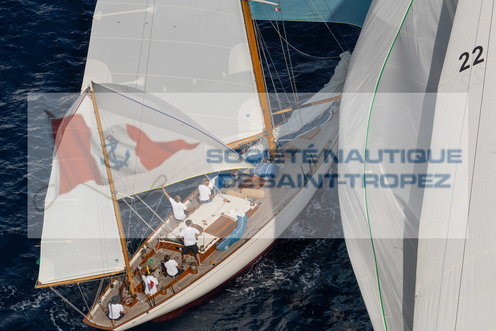 03 10 2023, Saint-Tropez (FRA,83), Les Voiles de Saint-Tropez 2023, Race Day 3, Trophée Rolex, Skylark of 1937