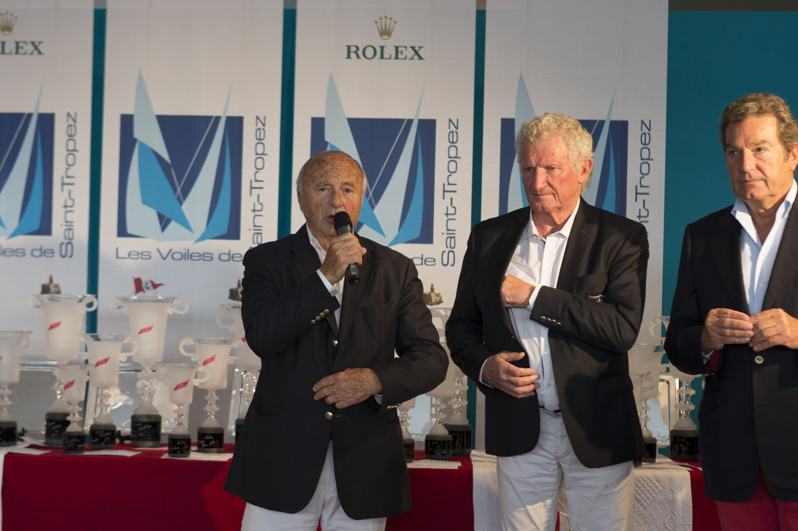 05 10 2014, Saint-Tropez (FRA,83), Voiles de Saint-Tropez 2014, Day 8, Prizegiving 05 10 2014, Saint-Tropez (FRA,83), Voiles de Saint-Tropez 2014, Day 8, Prizegiving
