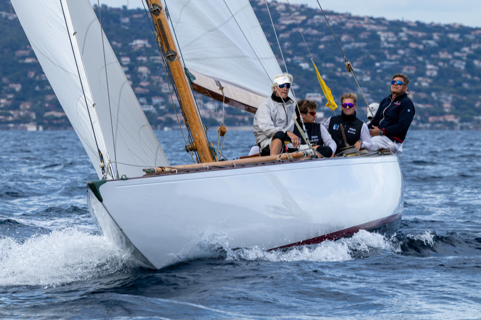 28 09 2025, Saint-Tropez (FRA), Les Voiles de Saint-Tropez 2025, Last training day and village opening