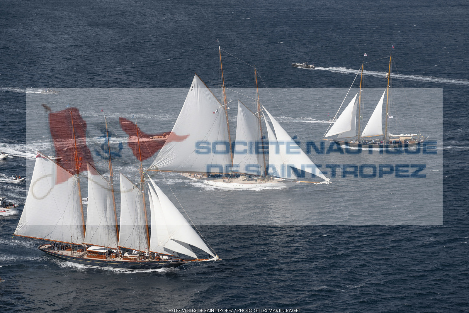28 09 2022? Saint-Tropez,(FRA,83), Les Voiles de Saint-Tropez 2022 Régate N° 2 poup les modernes, navigation libre pour les grandes goélettes