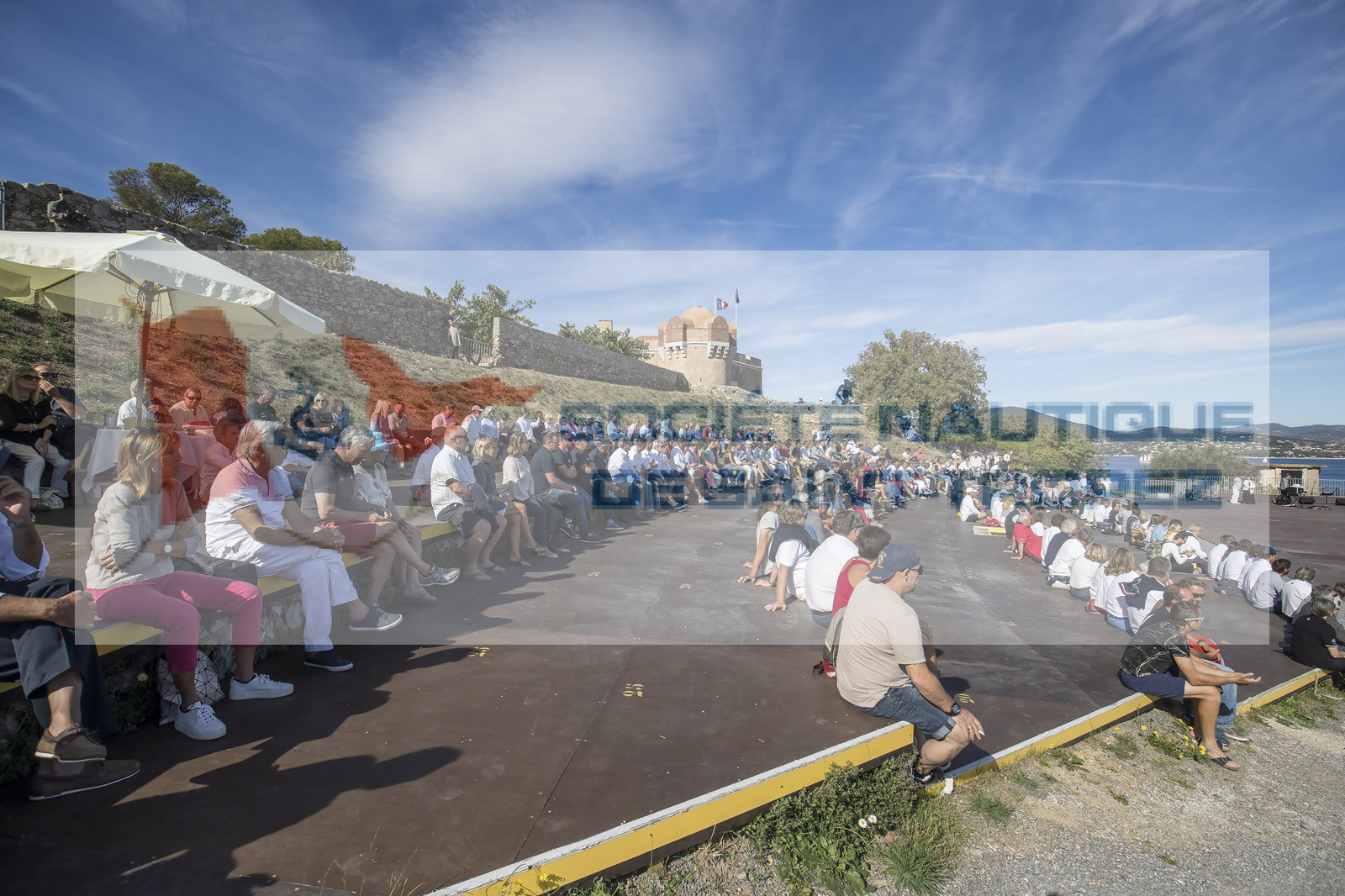 06 10 2017, Saint-Tropez (FRA,83), Les Voiles de Saint-Tropez 2017, jour , Remise des prix 06 10 2017, Saint-Tropez (FRA,83), Les Voiles de Saint-Tropez 2017, jour , Remise des prix