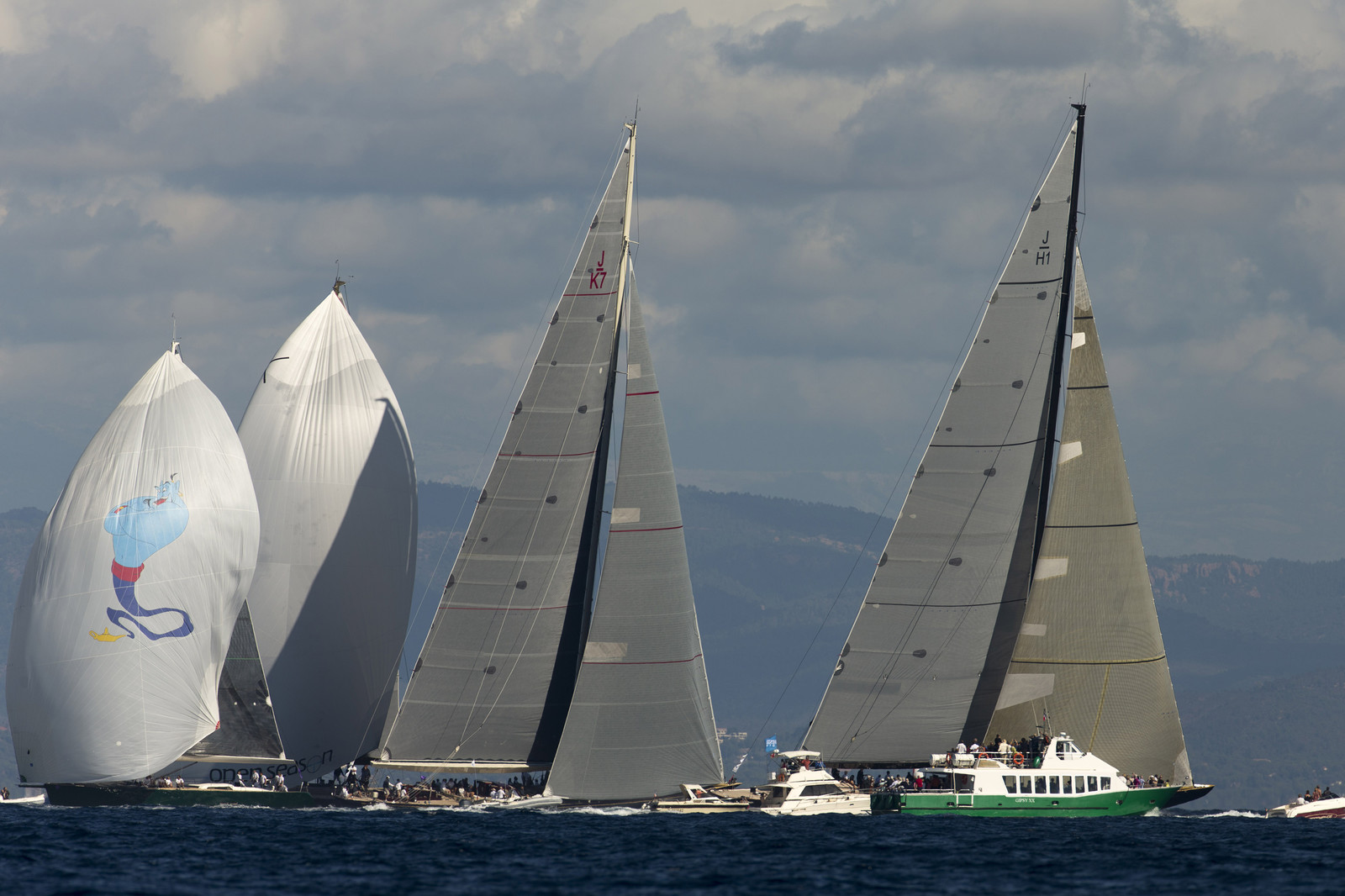 30 09 2013 - Saint-Tropez (FRA,83) -  Les Voiles de Saint-Tropez 2013 - Day 1 - Wally Yachts and J Class 30 09 2013 - Saint-Tropez (FRA,83) -  Les Voiles de Saint-Tropez 2013 - Day 1 - Wally Yachts and J Class
