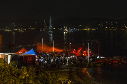 02 10 2014, Saint-Tropez (FRA,83), Voiles de Saint-Tropez 2014, Day 6, Fête des équipages   Crew party