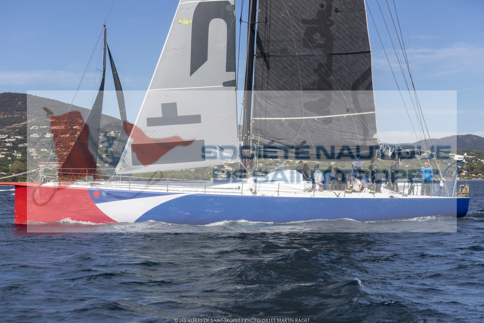 02 10 2022, Saint-Tropez (FRA,83), Voiles de Saint-Tropez 2022,  entraînement des maxis 02 10 2022, Saint-Tropez (FRA,83), Voiles de Saint-Tropez 2022,  entraînement des maxis