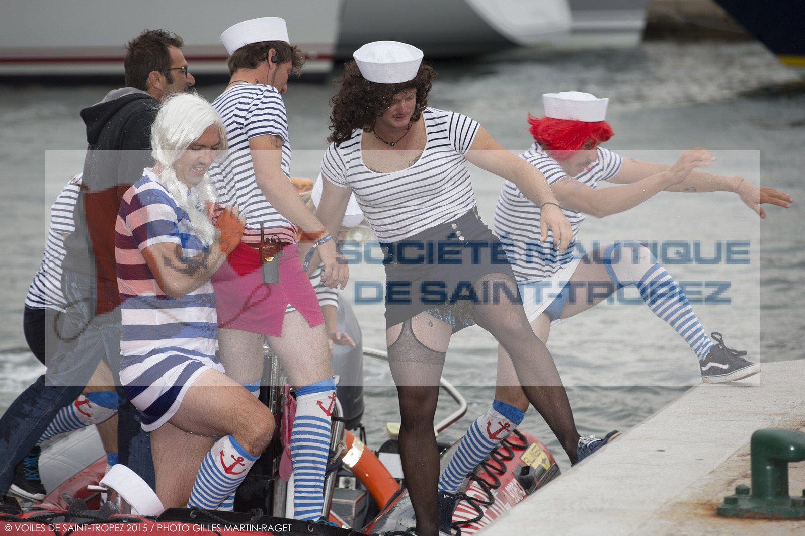 01 10 2025, Saint-Tropez (FRA,83) , Voioes de Saint-Tropez 2015, Day 4, Crew parade