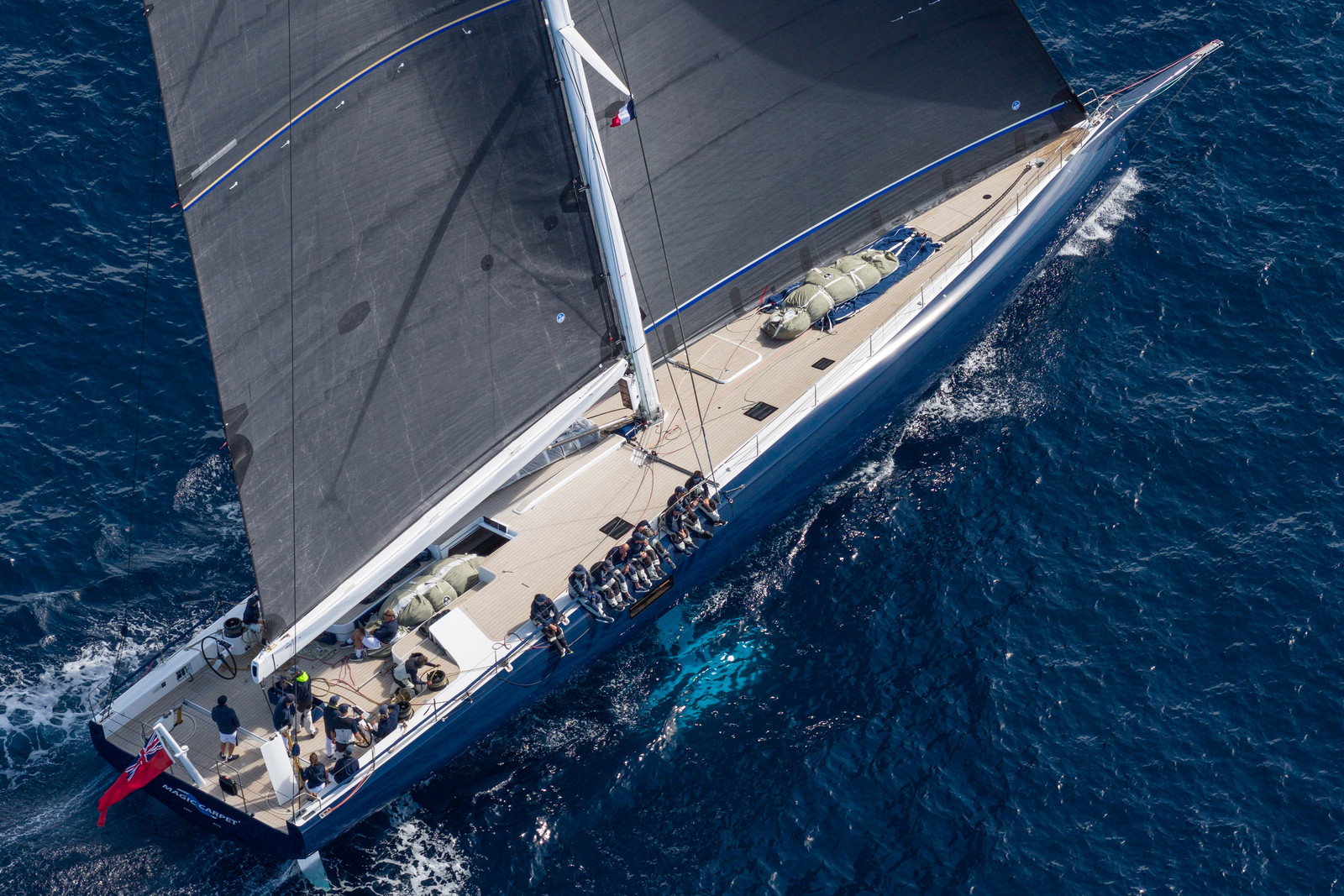 27 09 2025, Saint-Tropez (FRA), Voiles de Saint-Tropez 2025, Trainings, Magic Carpet E 27 09 2025, Saint-Tropez (FRA), Voiles de Saint-Tropez 2025, Trainings, Magic Carpet E