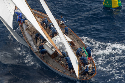 03 10 2023, Saint-Tropez (FRA,83), Les Voiles de Saint-Tropez 2023, Race Day 3, Trophée Rolex, Baruna
