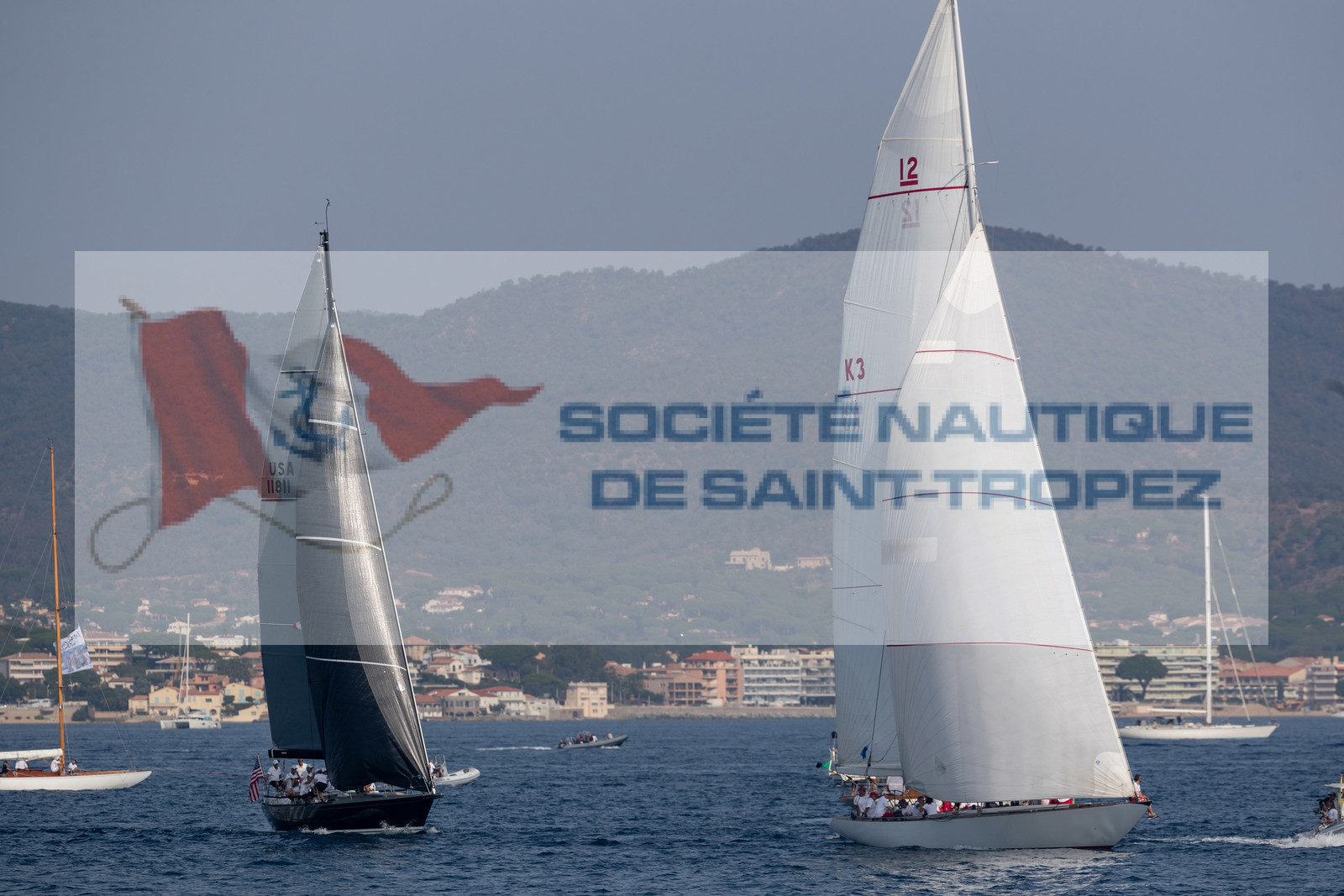05 10 2023, Saint-Tropez (FRA,83), Les Voiles de Saint-Tropez 2023, Race Day 5, Défi Pride Vs Ikra 05 10 2023, Saint-Tropez (FRA,83), Les Voiles de Saint-Tropez 2023, Race Day 5, Défi Pride Vs Ikra