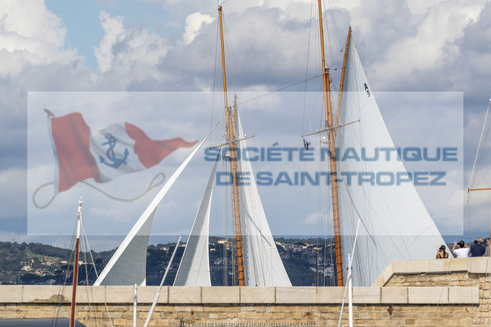 25 09 2022, Saint-Tropez (FRA, 83), Les Voiles de Saint-Tropez 2022, Arrivée des bateaux et de la Coupe d'Automne du Yacht Club de France