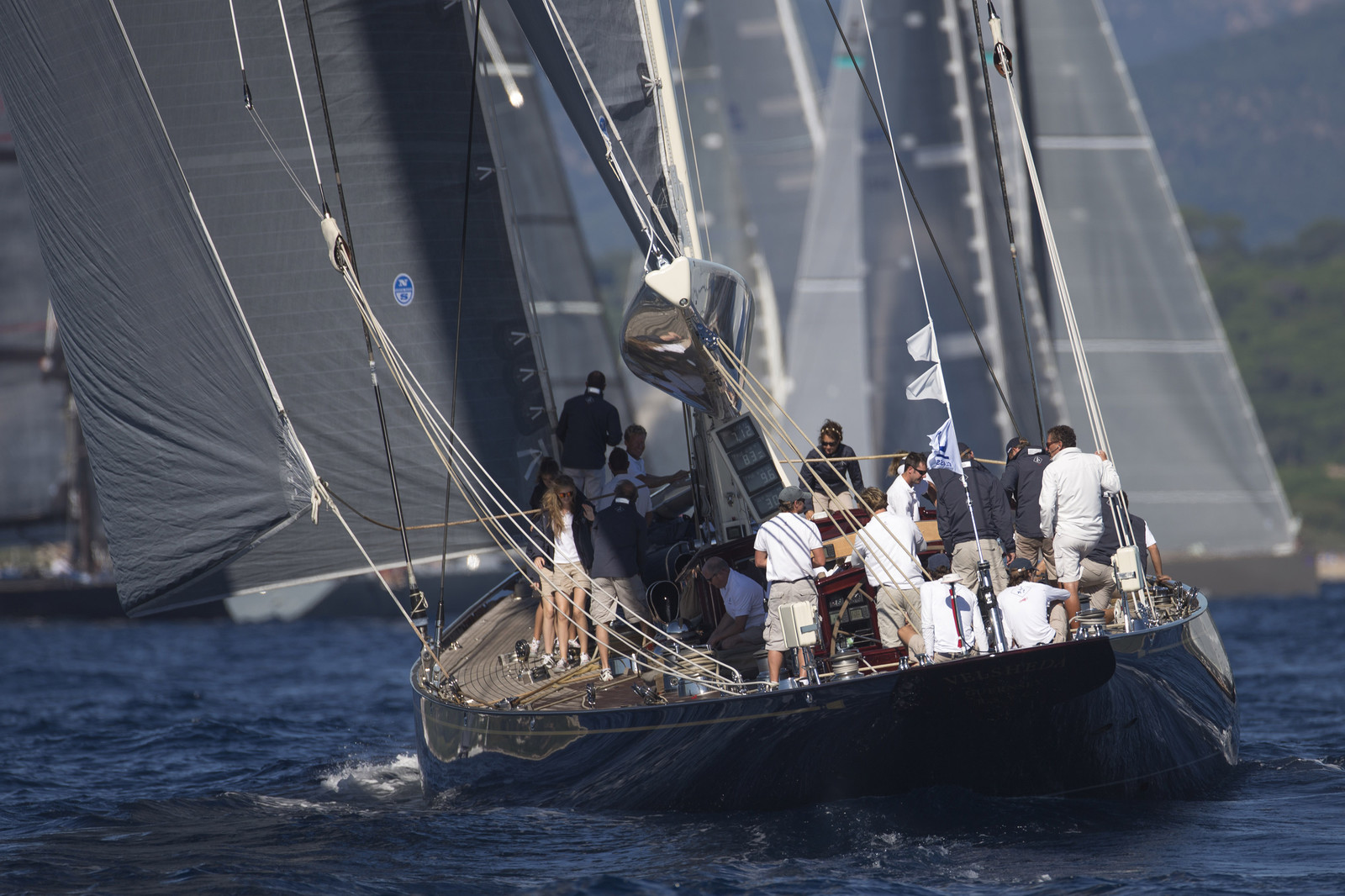 30 09 2013 - Saint-Tropez (FRA,83) -  Les Voiles de Saint-Tropez 2013 - Day 1 - Wally Yachts and J Class 30 09 2013 - Saint-Tropez (FRA,83) -  Les Voiles de Saint-Tropez 2013 - Day 1 - Wally Yachts and J Class