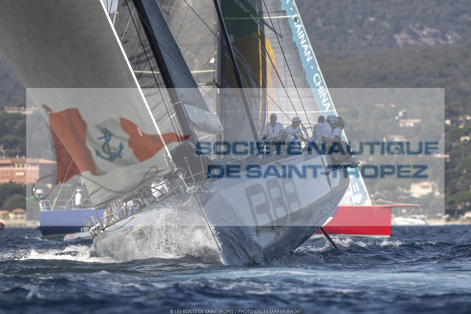 04 10 2022, Saint-Tropez (FRA,83), Voiles de Saint-Tropez 2022, Semaine 2 réservée aux maxis,  race 1