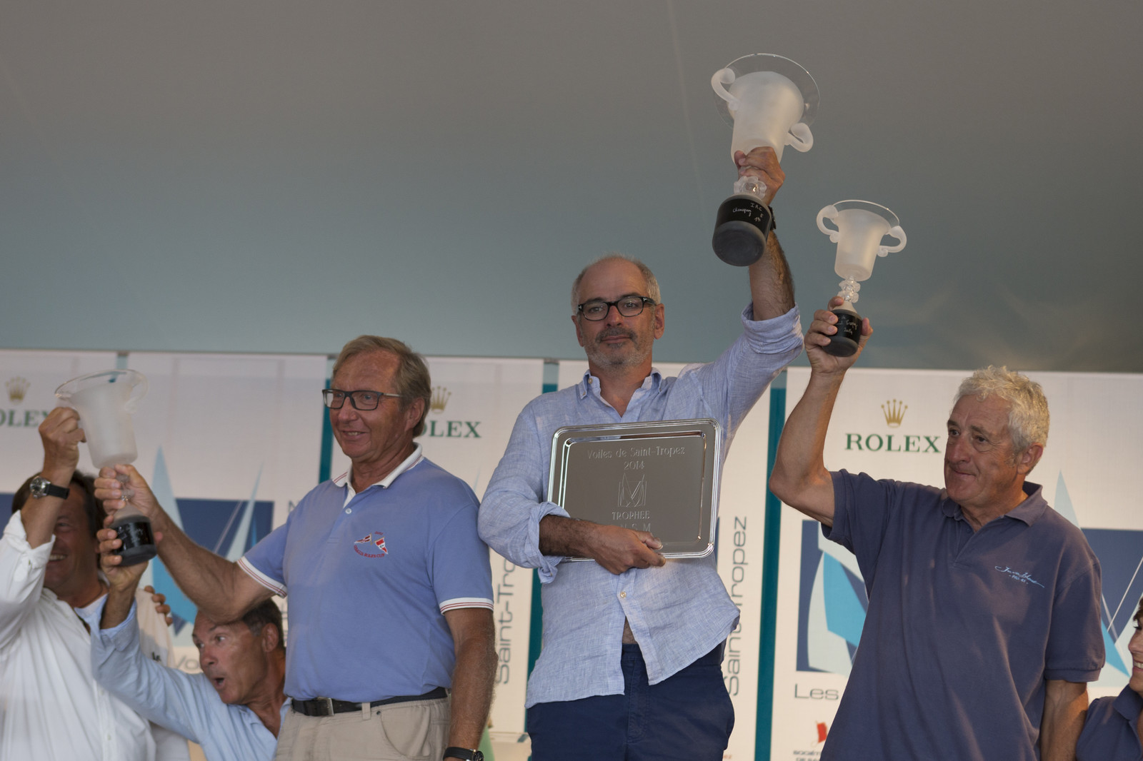 05 10 2014, Saint-Tropez (FRA,83), Voiles de Saint-Tropez 2014, Day 8, Prizegiving 05 10 2014, Saint-Tropez (FRA,83), Voiles de Saint-Tropez 2014, Day 8, Prizegiving
