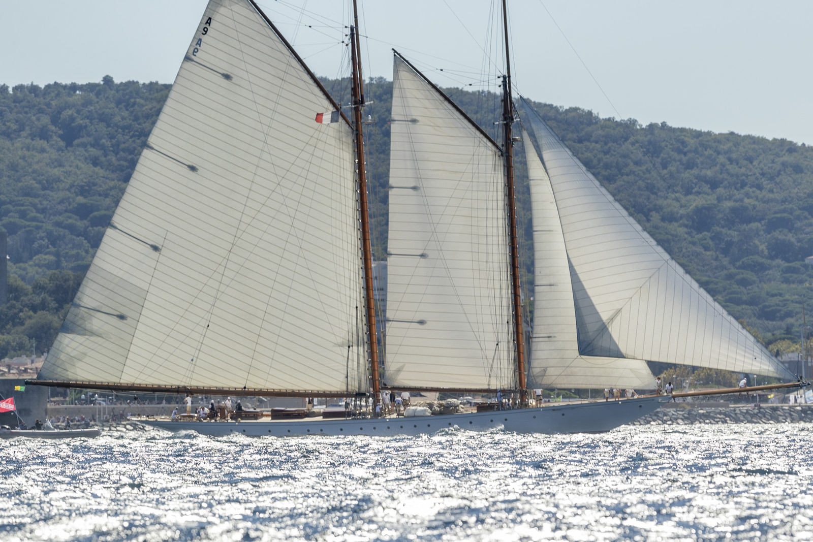 26 09 2022, Saint-Tropez (FRA,83), Voiles de Saint-Tropez 2022, Premier jour de course pour les IRC - ENtraînements pour les classiques