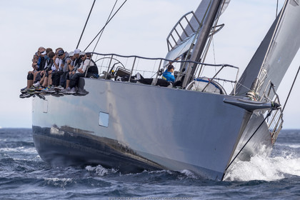 02 10 2022, Saint-Tropez (FRA,83), Voiles de Saint-Tropez 2022,  entraînement des maxis