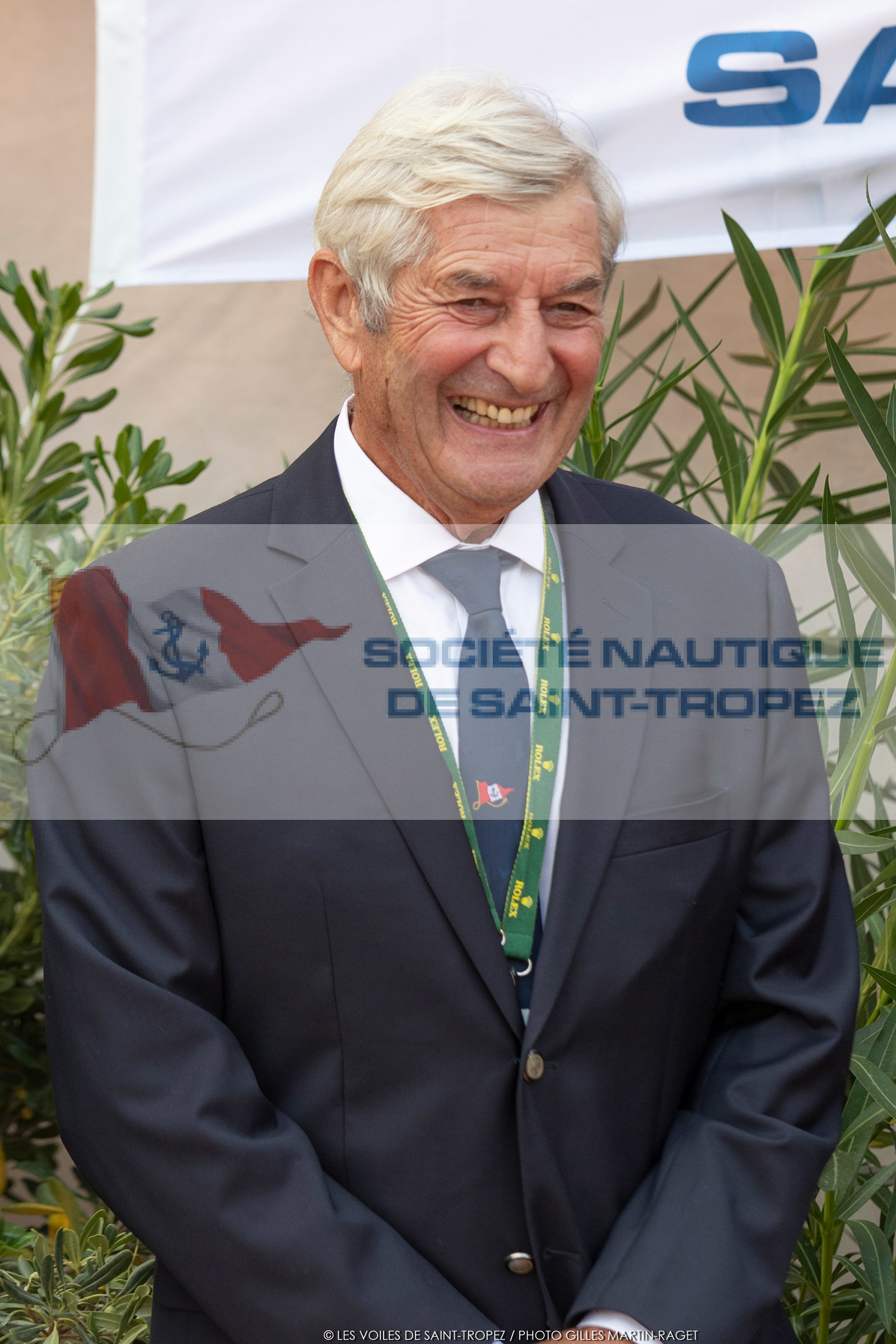 26 09 2021, Saint-Tropez (FRA,83, Voiles de Saint-Tropez 2021, inauguration du village, Pierre Roinson, (pdt Société Nautique de Saint-Tropez) 26 09 2021, Saint-Tropez (FRA,83, Voiles de Saint-Tropez 2021, inauguration du village, Pierre Roinson, (pdt Société Nautique de Saint-Tropez)