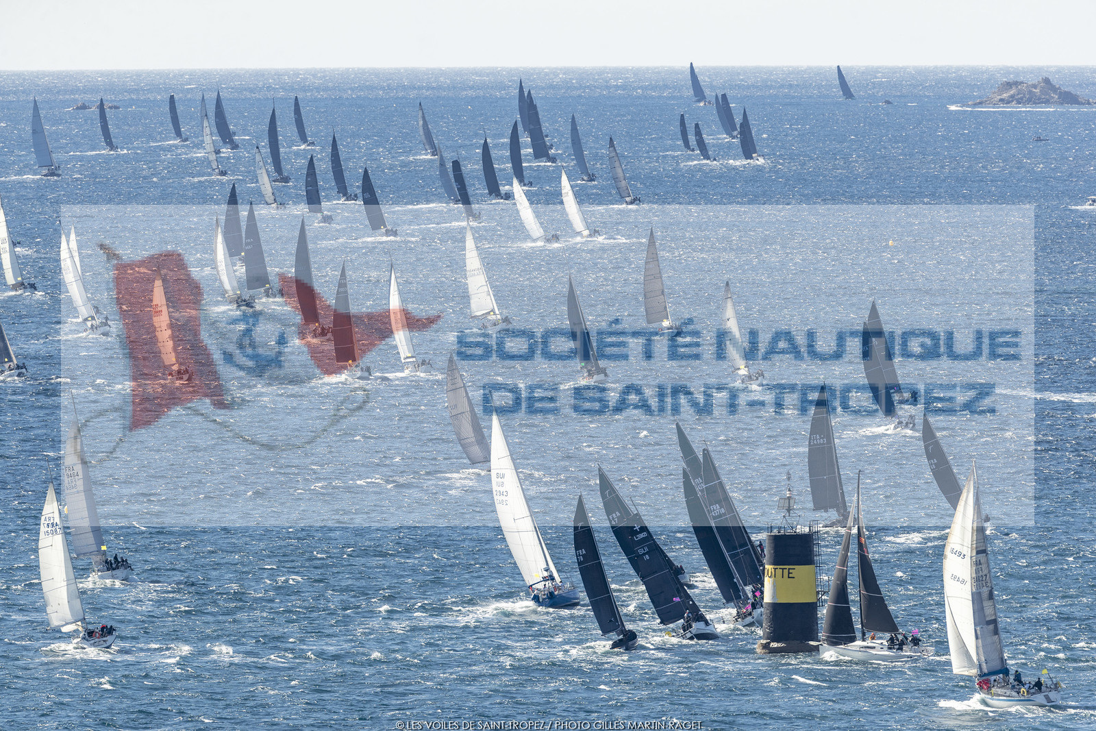 28 09 2022? Saint-Tropez,(FRA,83), Les Voiles de Saint-Tropez 2022 Régate N° 2 poup les modernes, navigation libre pour les grandes goélettes