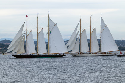 28 09 2025, Saint-Tropez (FRA), Les Voiles de Saint-Tropez 2025, Last training day and village opening