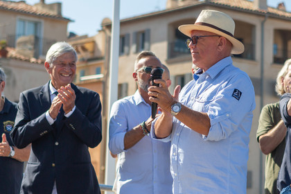 08 10 2023, Saint-Tropez (FRA,83), Les Voiles de Saint-Tropez 2023, Prizegiving classics and moderns