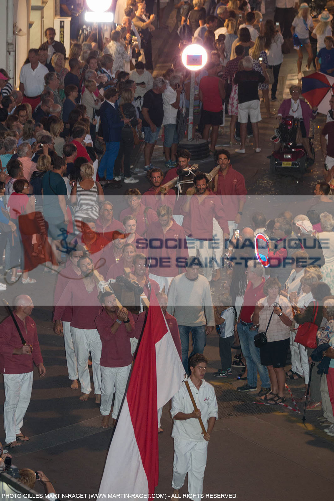 29 09 2016, Saint-Tropez (FRA,83), Voiles de Saint-Tropez 2016, Challenge Day, Crew parade 29 09 2016, Saint-Tropez (FRA,83), Voiles de Saint-Tropez 2016, Challenge Day, Crew parade