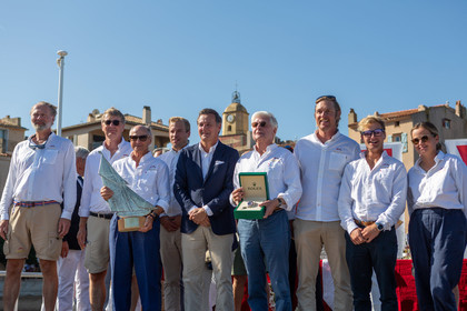 08 10 2023, Saint-Tropez (FRA,83), Les Voiles de Saint-Tropez 2023, Prizegiving classics and moderns