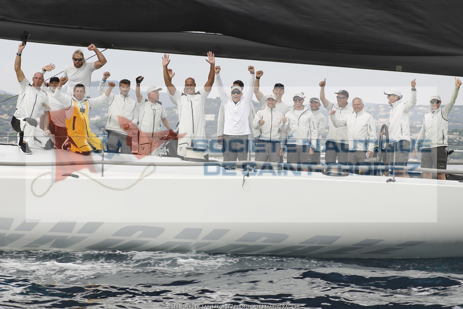 08 10 2022, Saint-Tropez (FRA,83), Voiles de Saint-Tropez 2022,  Race 4 (abandonned), Cannonball crew (winner Division 2)
