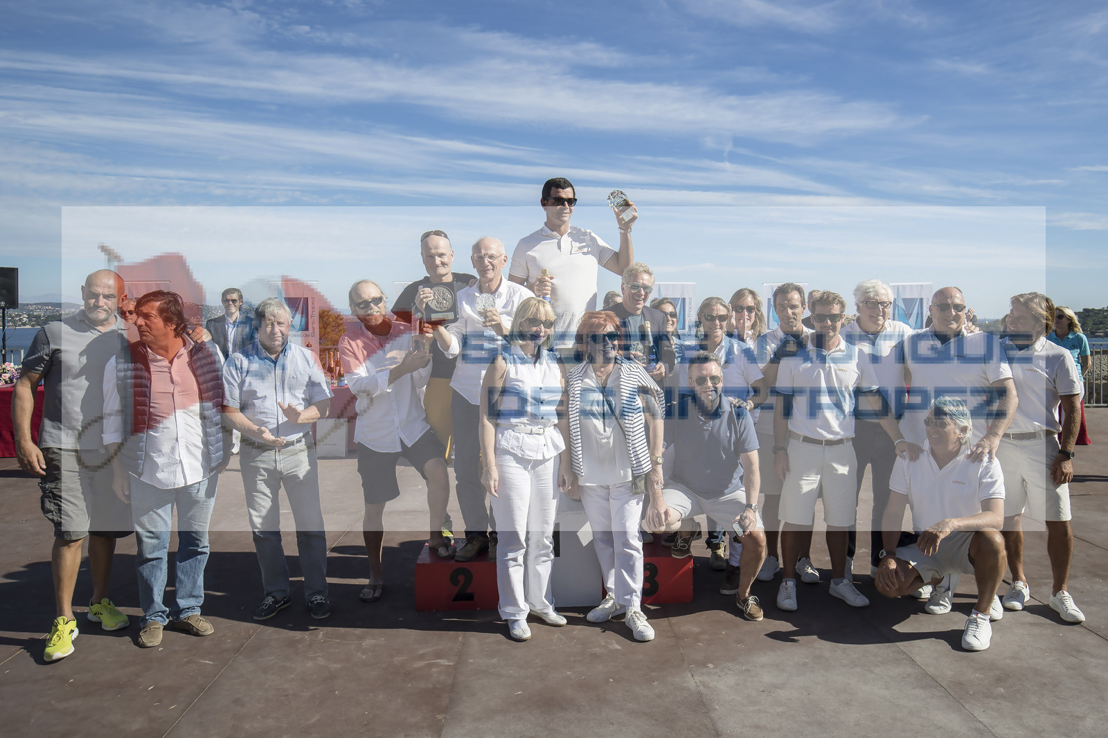 06 10 2017, Saint-Tropez (FRA,83), Les Voiles de Saint-Tropez 2017, jour , Remise des prix 06 10 2017, Saint-Tropez (FRA,83), Les Voiles de Saint-Tropez 2017, jour , Remise des prix