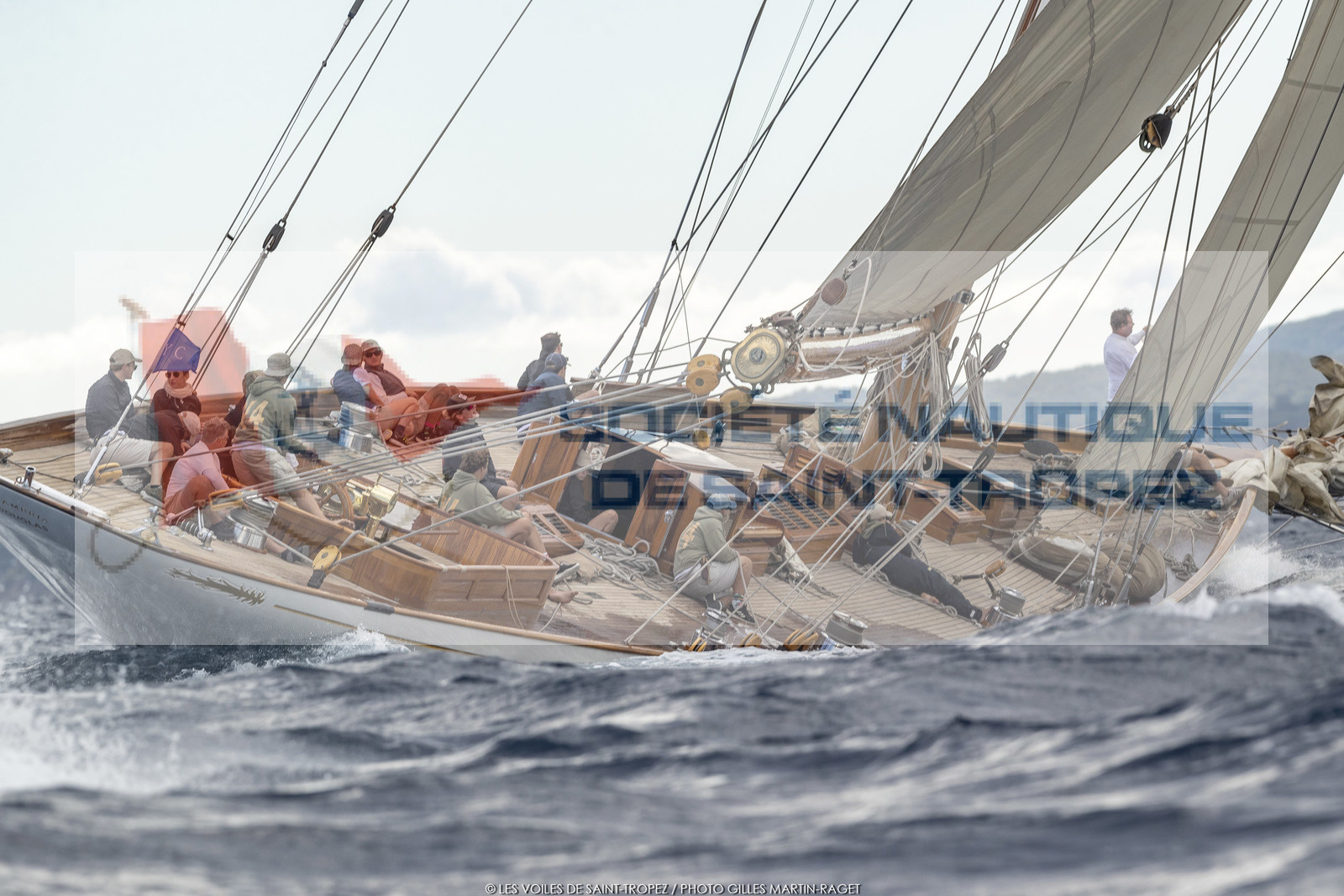 25 09 2022, Saint-Tropez (FRA, 83), Les Voiles de Saint-Tropez 2022, Arrivée des bateaux et de la Coupe d'Automne du Yacht Club de France, Cambria