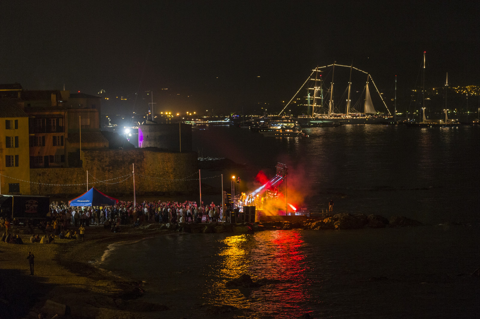 02 10 2014, Saint-Tropez (FRA,83), Voiles de Saint-Tropez 2014, Day 6, Fête des équipages   Crew party