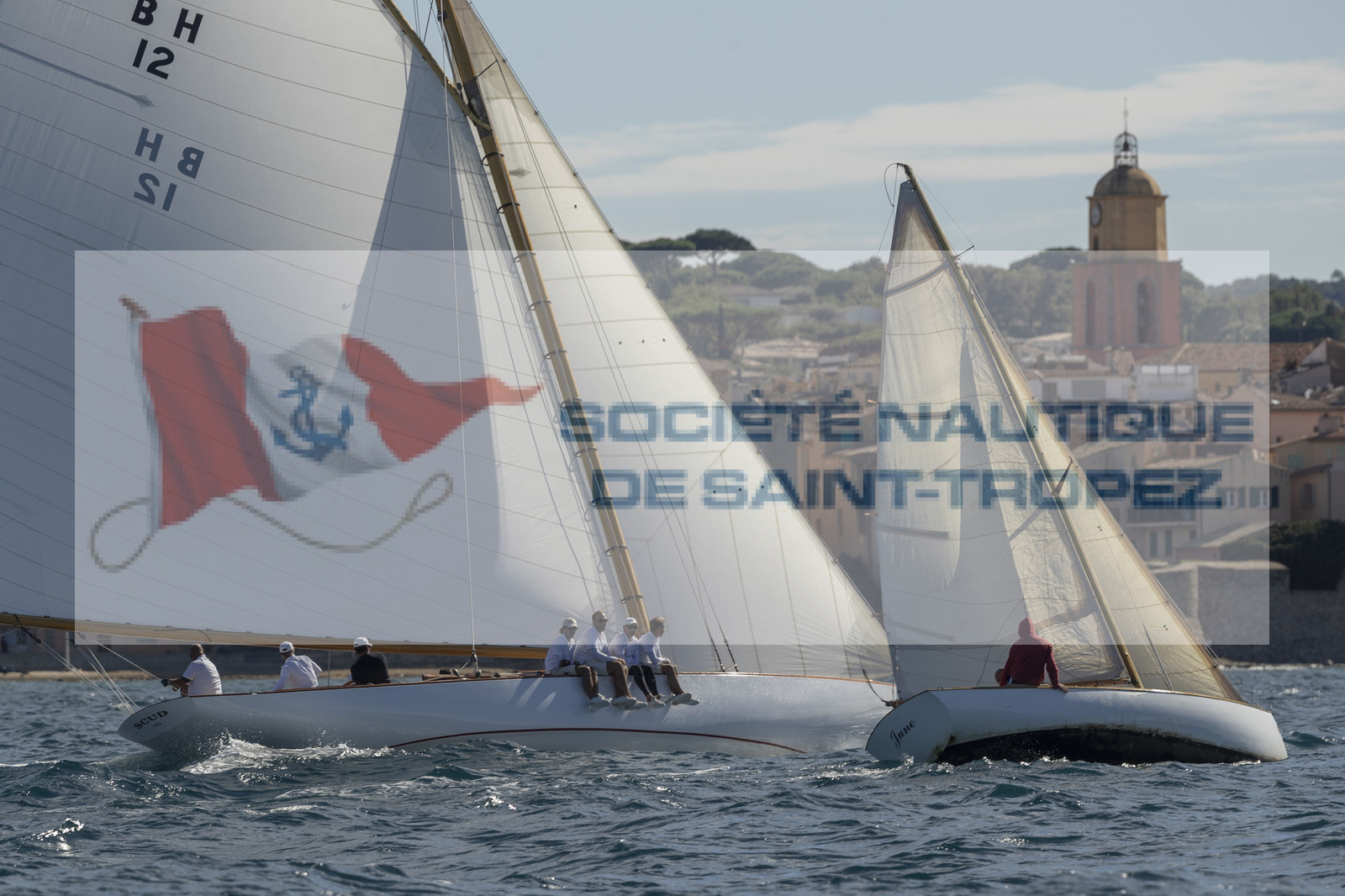 26 09 2020, Saint-Tropez (FRA,83), Les Voiles de Saint-Tropez 2020, Day 1, Training, Finish Yacht Club de France Cup Cannes - Saint-Tropez