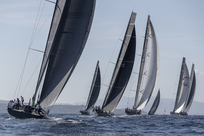 04 10 2022, Saint-Tropez (FRA,83), Voiles de Saint-Tropez 2022, Semaine 2 réservée aux maxis,  race 1