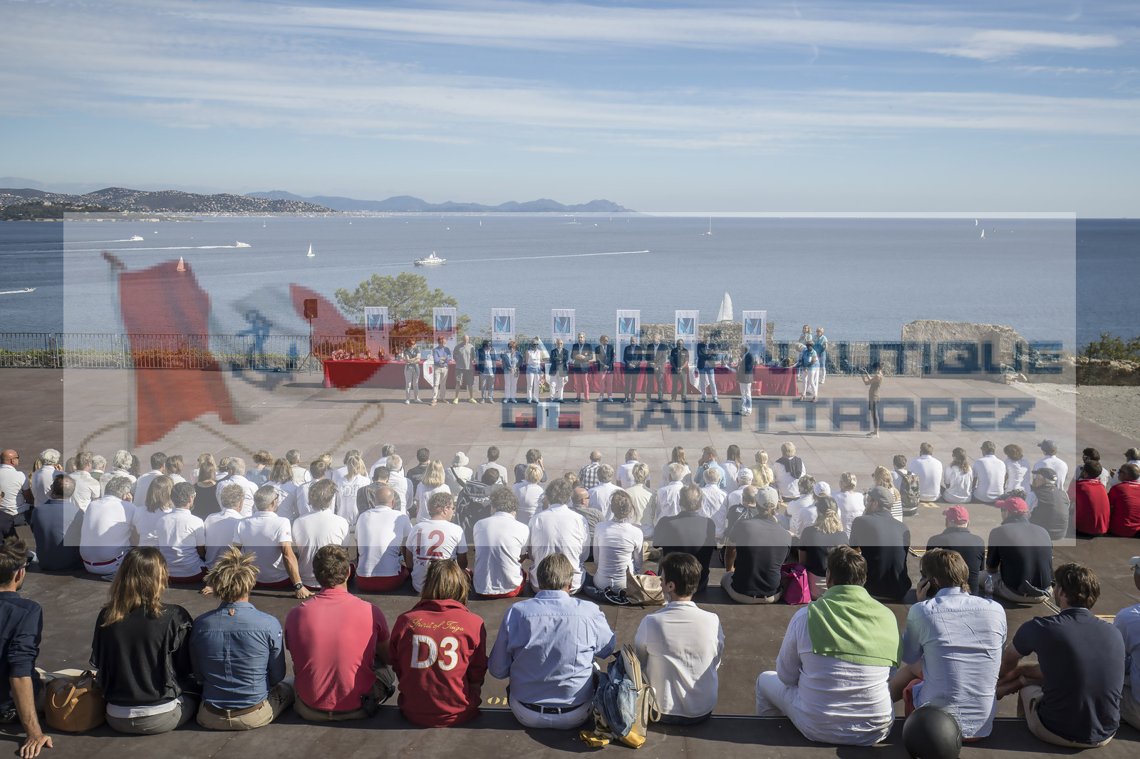 06 10 2017, Saint-Tropez (FRA,83), Les Voiles de Saint-Tropez 2017, jour , Remise des prix