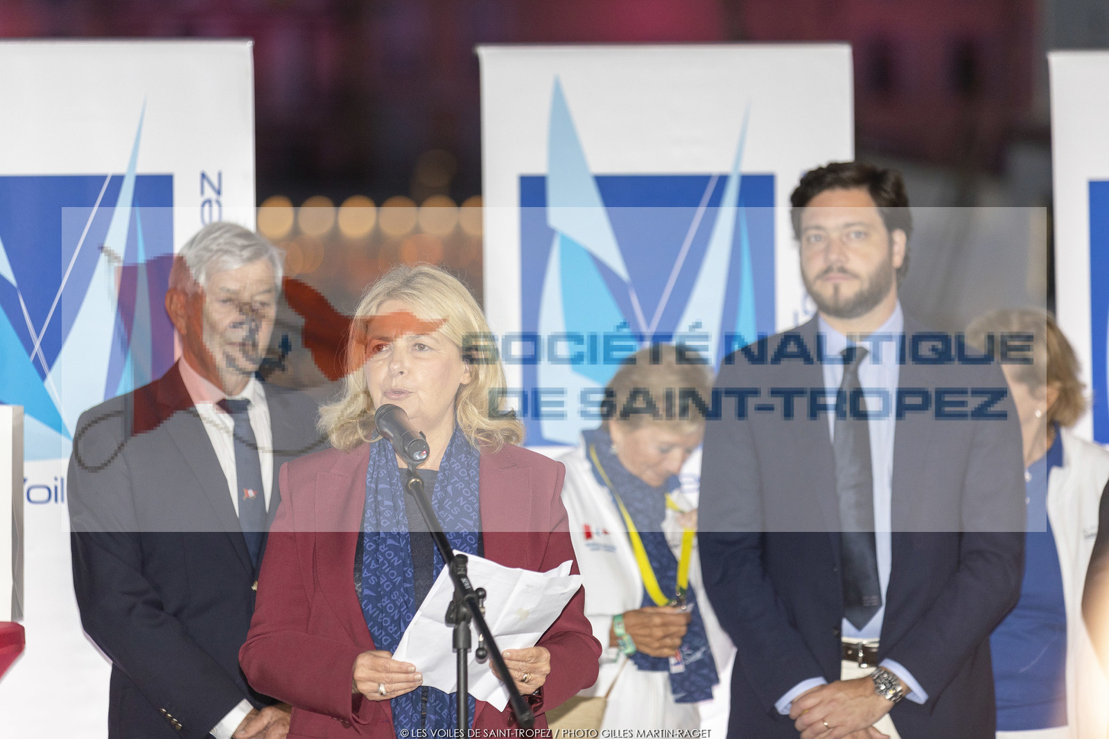 02 10 2022, Saint-Tropez (FRA,83), Voiles de Saint-Tropez 2022,  prizegiving 02 10 2022, Saint-Tropez (FRA,83), Voiles de Saint-Tropez 2022,  prizegiving