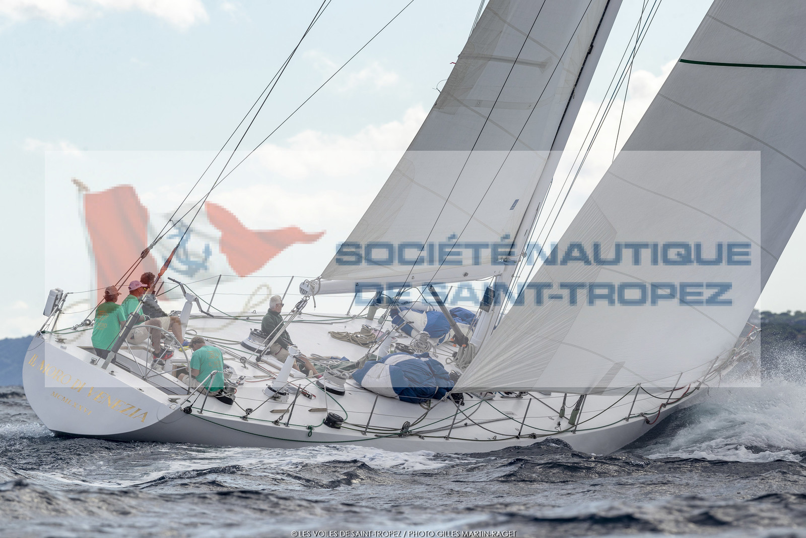 25 09 2022, Saint-Tropez (FRA, 83), Les Voiles de Saint-Tropez 2022, Arrivée des bateaux et de la Coupe d'Automne du Yacht Club de France, Il Moro V
