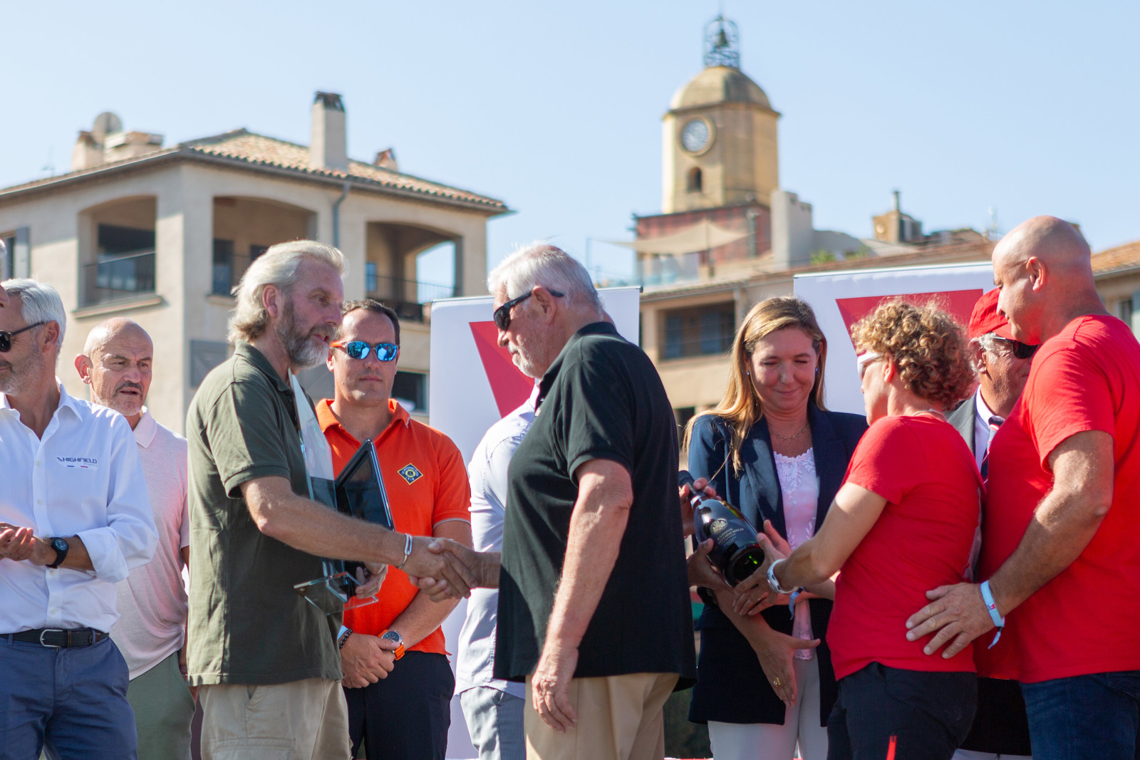 08 10 2023, Saint-Tropez (FRA,83), Les Voiles de Saint-Tropez 2023, Prizegiving classics and moderns