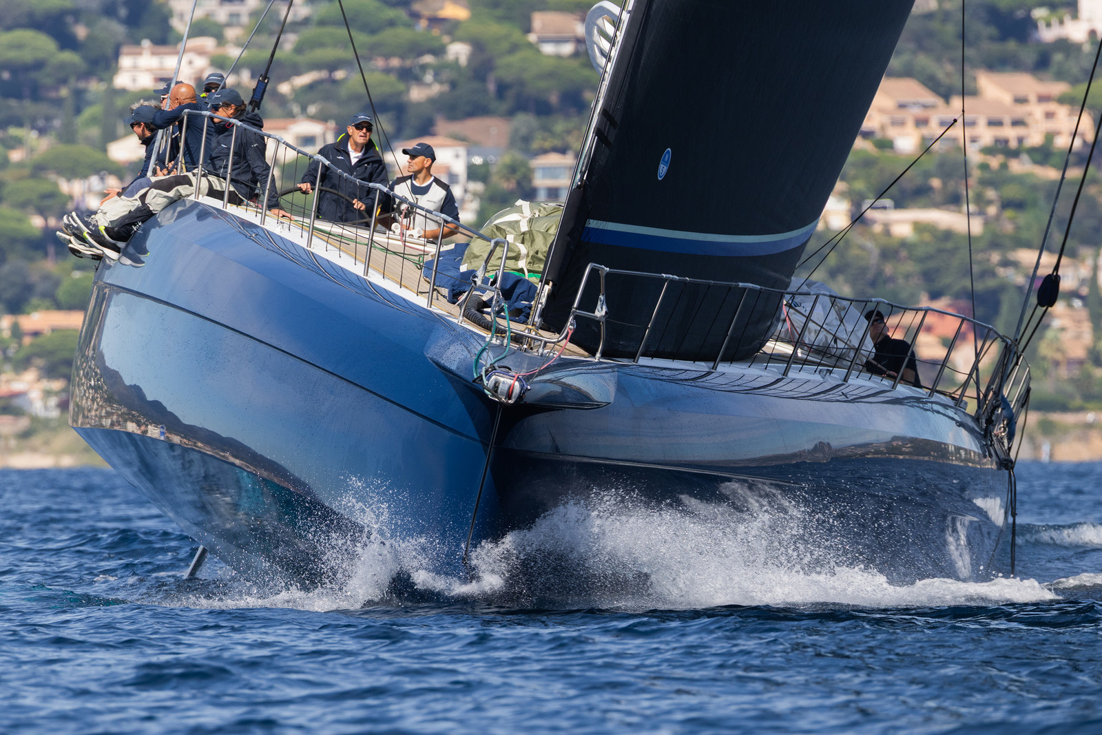 27 09 2025, Saint-Tropez (FRA), Voiles de Saint-Tropez 2025, Trainings, Magic Carpet E 27 09 2025, Saint-Tropez (FRA), Voiles de Saint-Tropez 2025, Trainings, Magic Carpet E